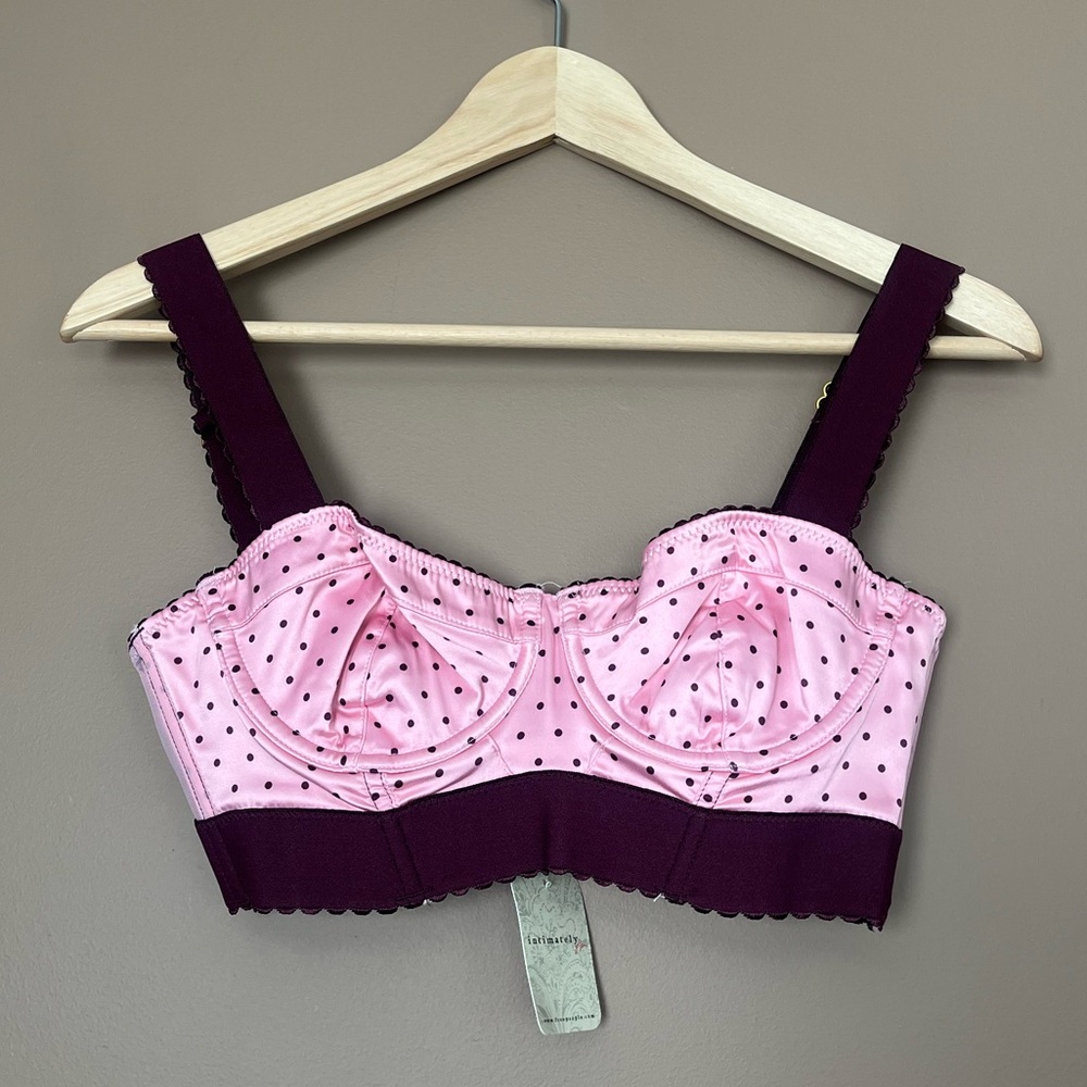 {Free People Intimately} Viva La Underwire Longline Bra in Pink / Rose - XS NWT